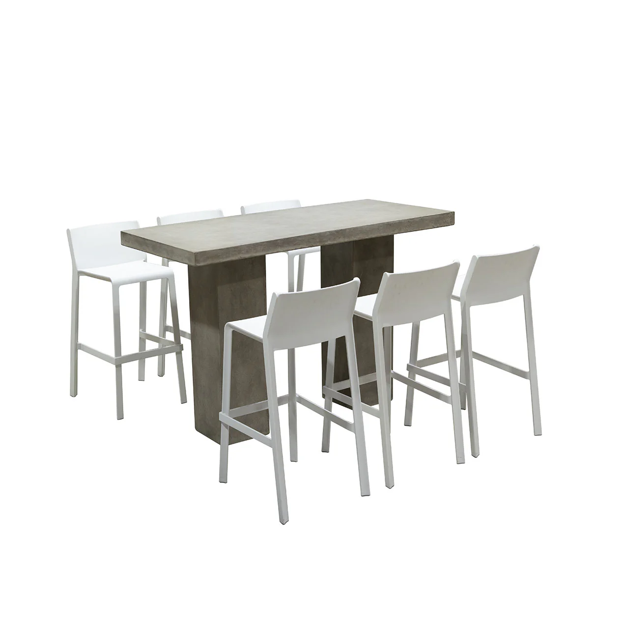 Zen Table Nardi Trill Stool Outdoor Bar Setting - Image 3